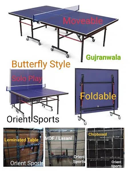 Table Tennis Table\Ping Pong\MDF\WaterProof\Premium Quality For Sale 11