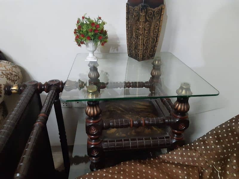 brown table, wooden table,center table,useful table 1