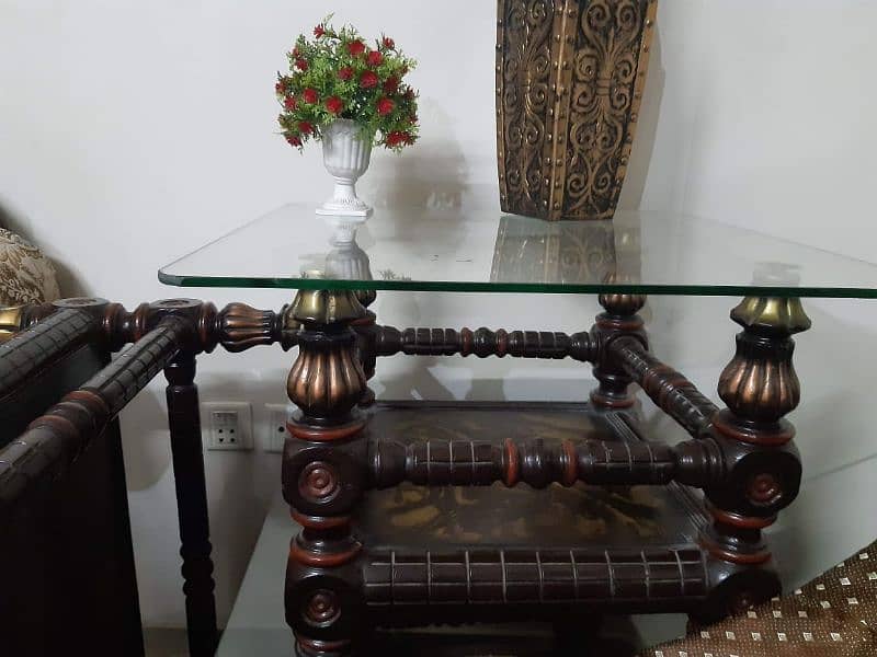 brown table, wooden table,center table,useful table 4