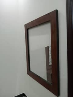 wood mirror frame