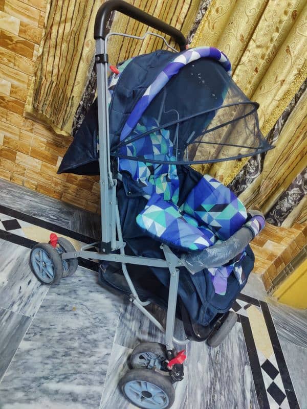 pram / stroller & Swing Jhola in Excellent Condition Just like New. 1