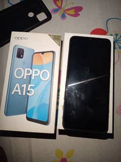 Oppo a 15 3 32 gb mobile with box and charger