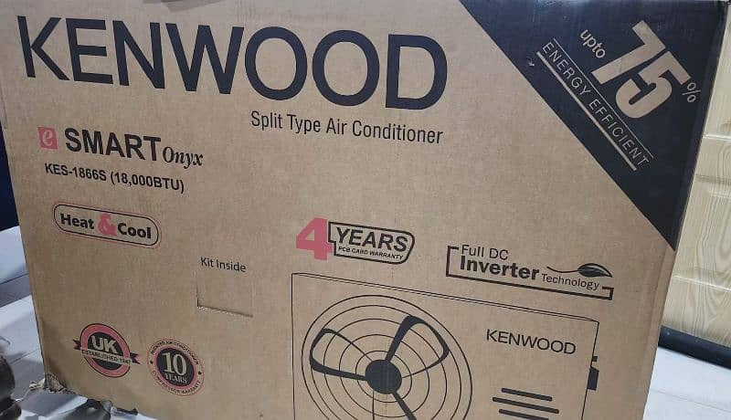 Kenwood DC inverter heat and cool urgent 1.5ton 8