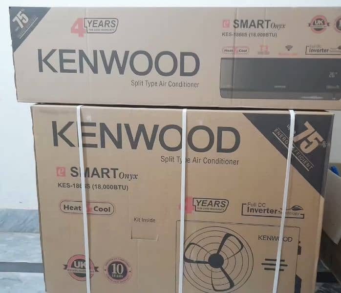 Kenwood DC inverter heat and cool urgent 1.5ton 9