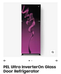 PEL Ultra Invertonon Glass Door Refrigerator