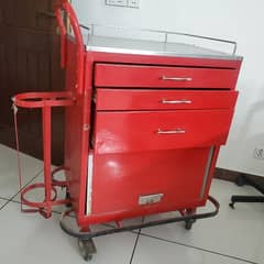 Trolly crash cart for Hospital & Clinic furniture