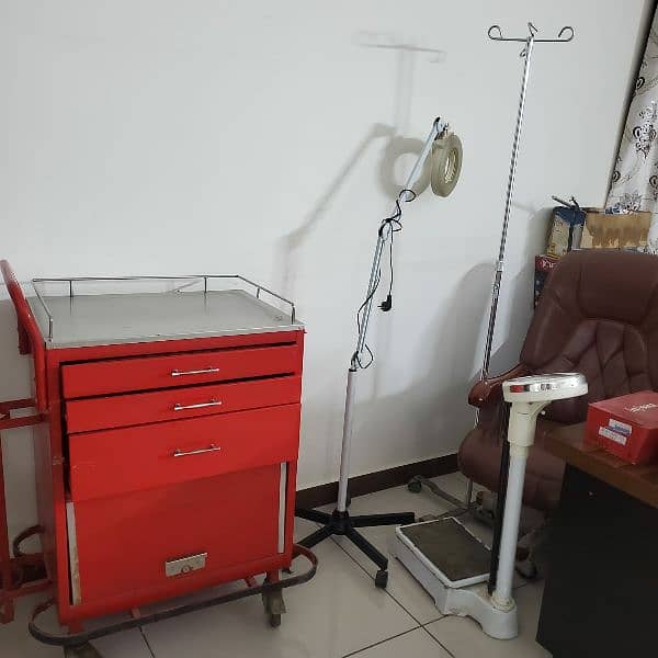 Trolly crash cart for Hospital & Clinic furniture 2