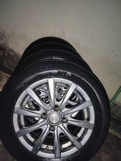 ALLOY RIMS With Tyres 14 SIZE