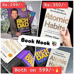 Atomic habit and Rich dad poor dad