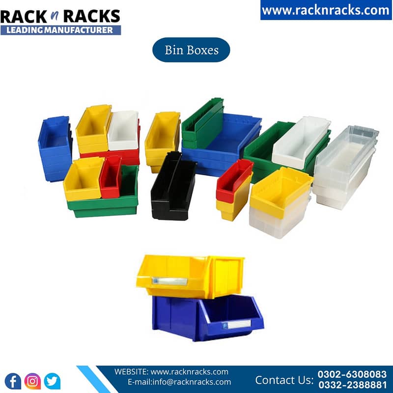 OPEN SHELF RACK | BINS | BULK RACK | PALLET RACK | TOOLS TROLLEY 12