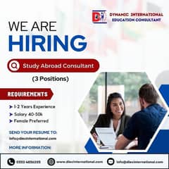 Hiring Study Abroad Consultant 0