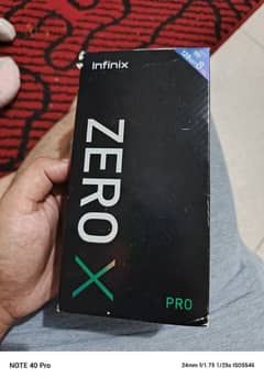 Infinix Zero X Pro 10/10 condition 0