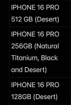 IPHONE 16 PRO PTA APPROVED