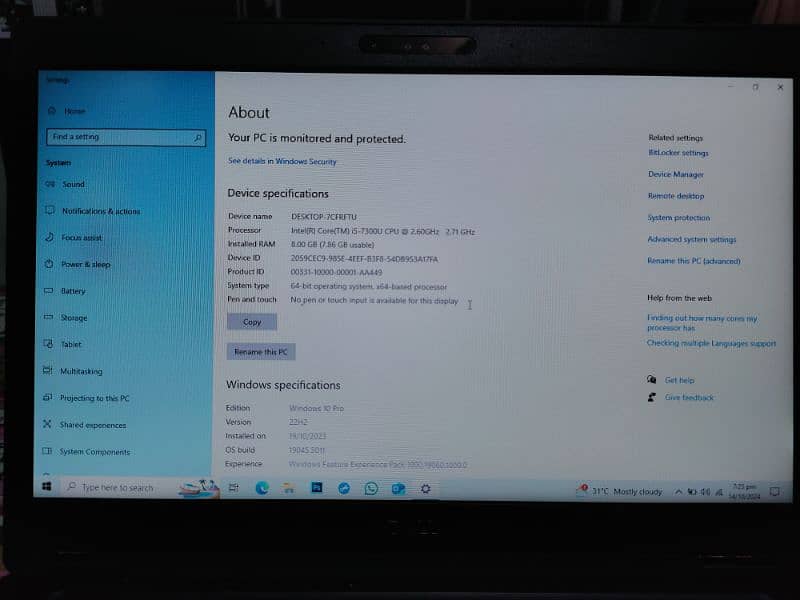 Dell Latitude E5490 i5 8