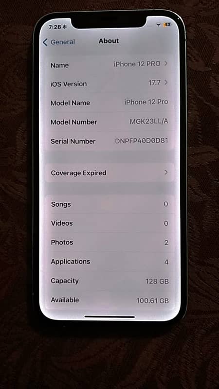 iphone 12 pro 128gb 5