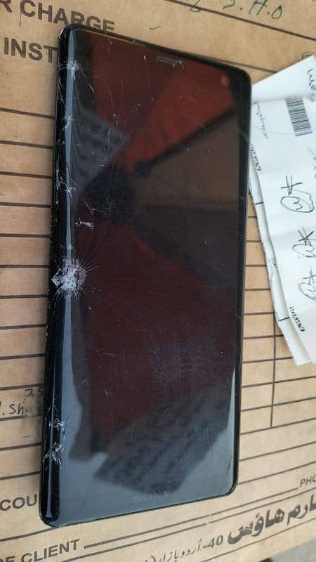 Sony Experia XZ3 Pannel Break 1