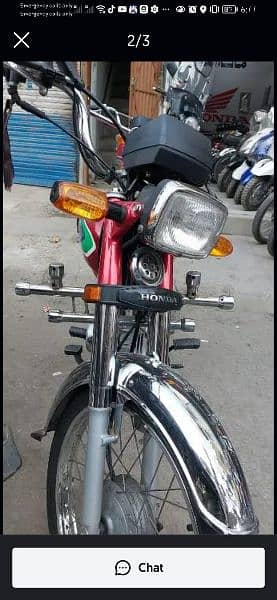 Honda CD70cc bick argent for sell engan file ok whatsap03482443153 0