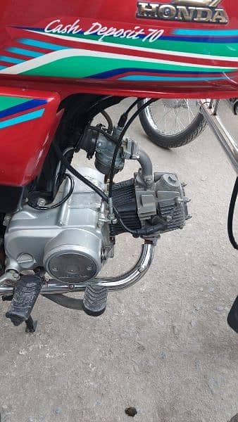 Honda CD70cc bick argent for sell engan file ok whatsap03482443153 2