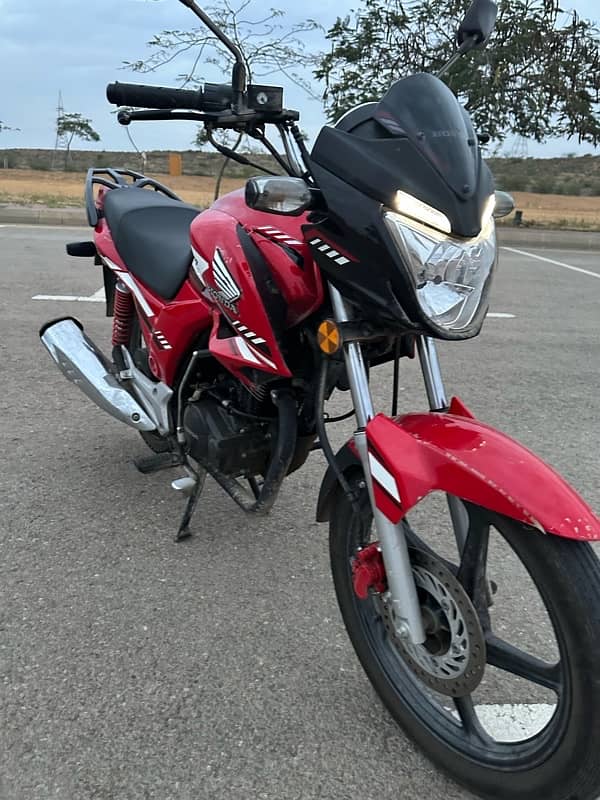 Honda cb150F 2024 urgent sale new bike 5