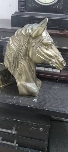 Antique horse face