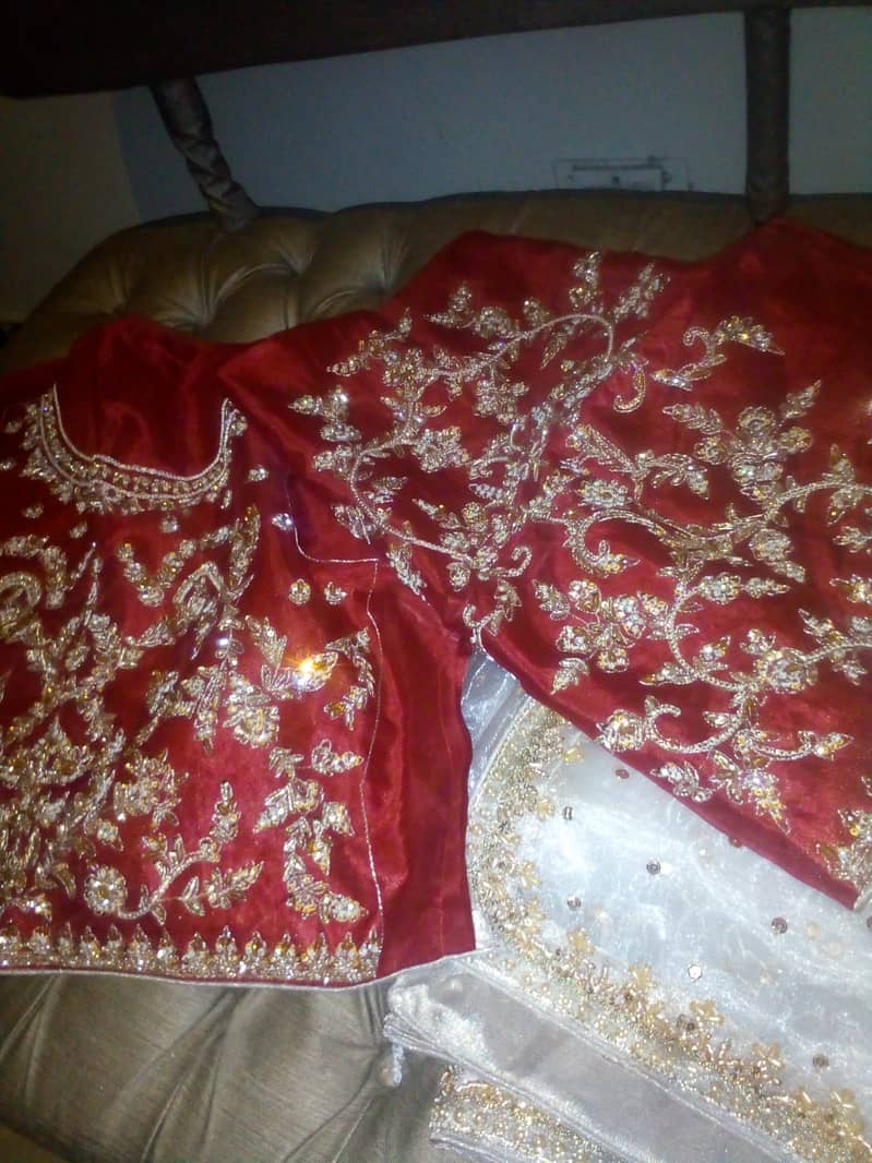 Bridal and party wear dresses avible for rent 7