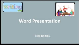 Word presentation jobs