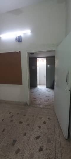 North Nazimabad block L ground floor 3 beddd portion on commercial space