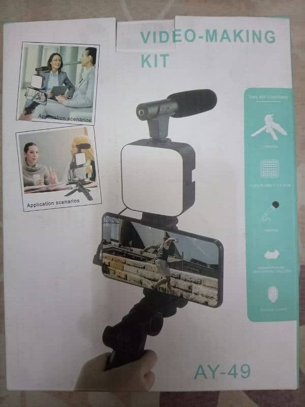 Vlogging Kit with Bluetooth remote, 100% imported 1