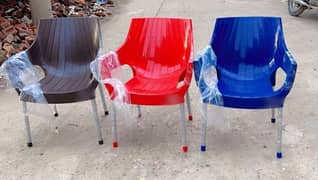 plastic chairs High quality with metal legs, indoor and outdoor chairs