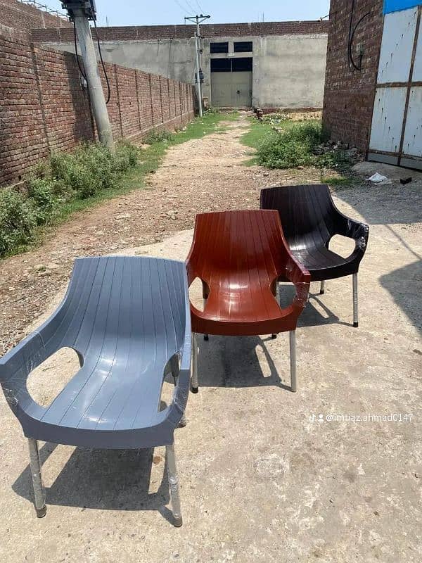 plastic chairs High quality with metal legs, indoor and outdoor chairs 4