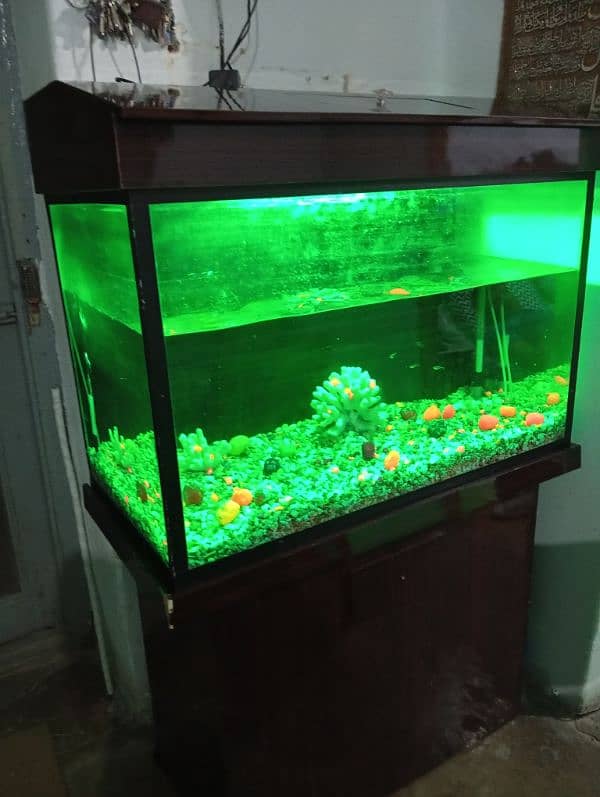 Aquarium for sale 3X1.5 ft 3