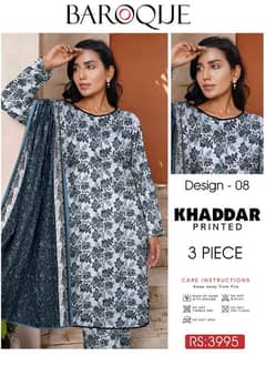 Khaddar Printed Allover (3 Piece)