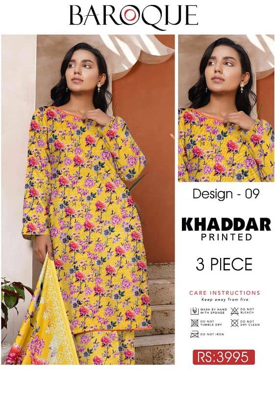 Khaddar Printed Allover (3 Piece) 1