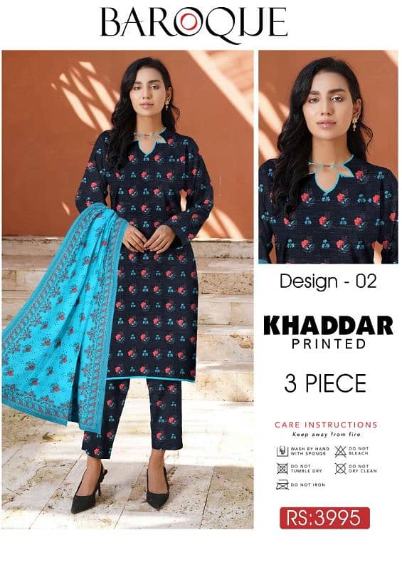 Khaddar Printed Allover (3 Piece) 4