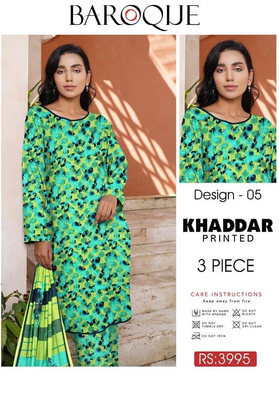 Khaddar Printed Allover (3 Piece) 9