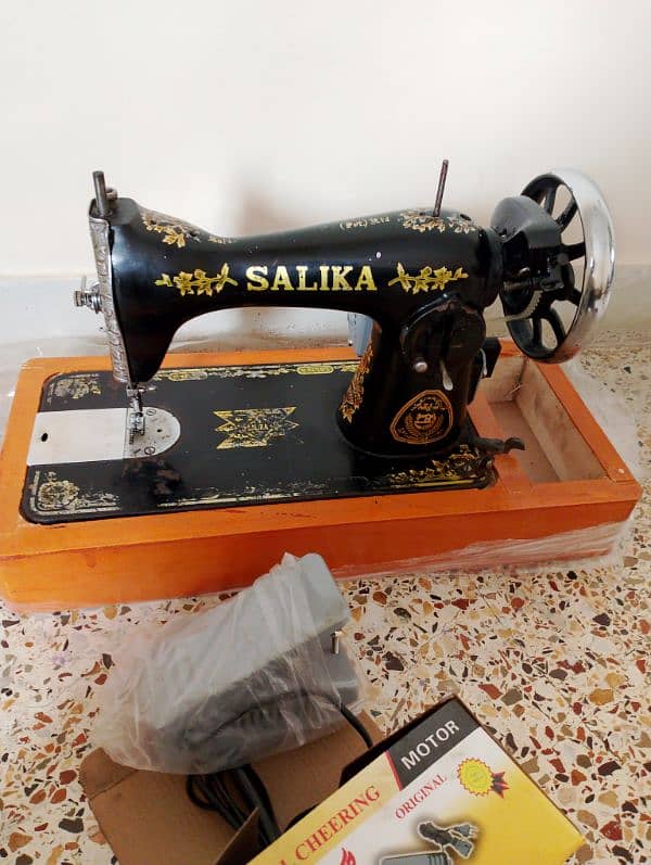 original salika machine like new with new motor 1