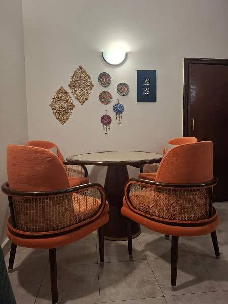 Brand New Dining Table with 4 Sofa Chairs 4