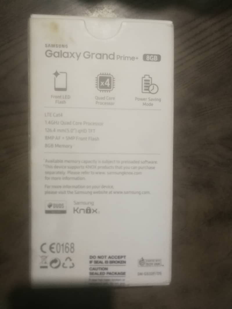 Samsung grand prime plus 10\10 condition with box +charger 03288871382 6