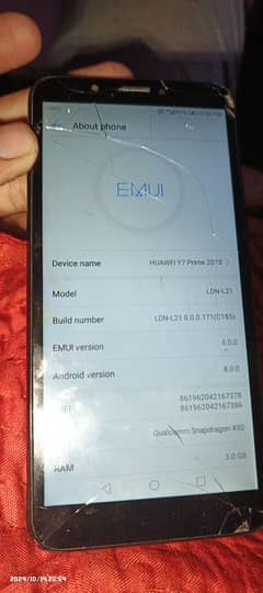 Huawei y7 prime 2018 for sale