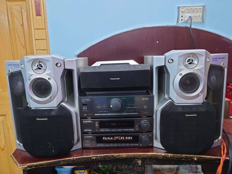 Panasonic Speakers + Pioneer Dac 0