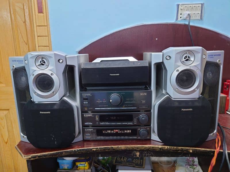 Panasonic Speakers + Pioneer Dac 1