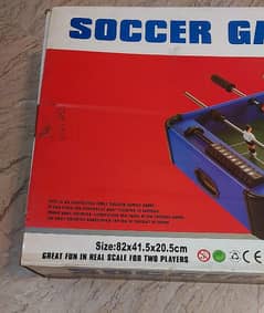 brand new box packed soccer or football game for kids