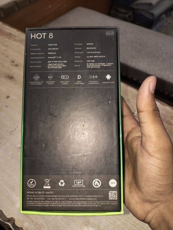 Infinix hot 8 7