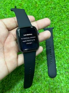 apple watch series 6 44mm black color with gps USA imported