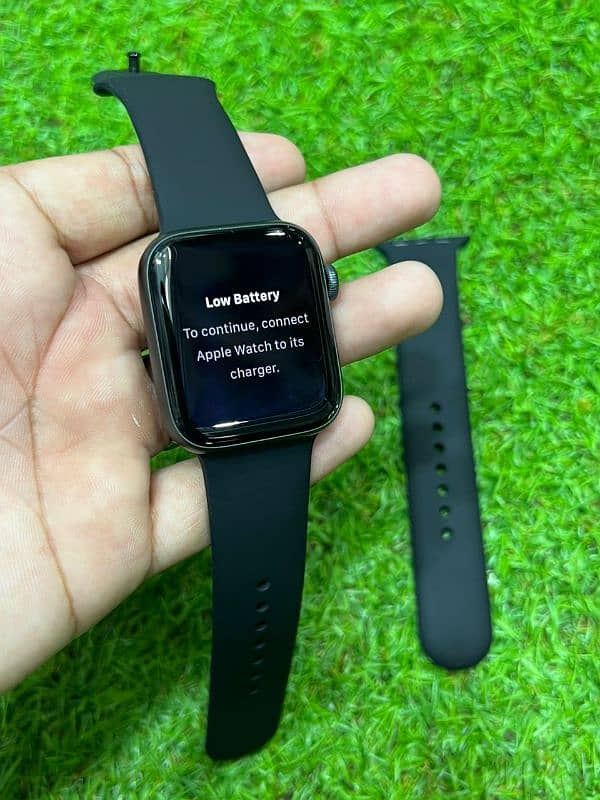 apple watch series 6 44mm black color with gps USA imported 0