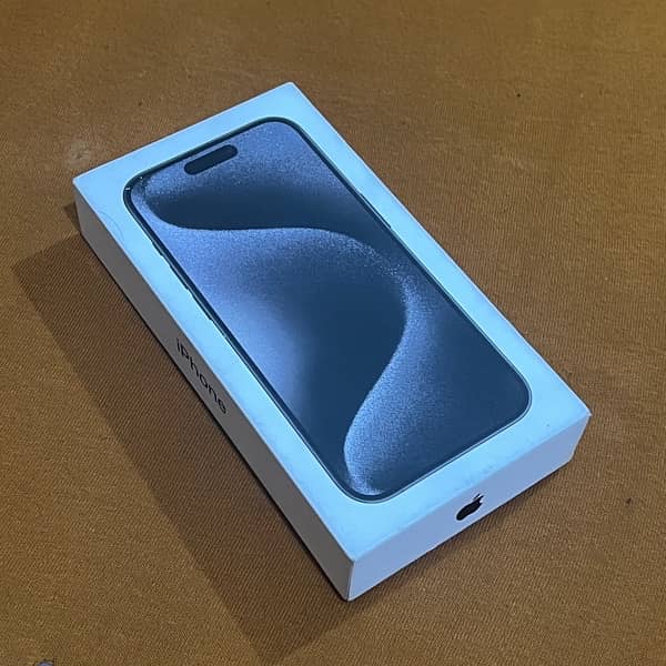 iPhone 15 PRO NON PTA JV 128GB with complete Box 0