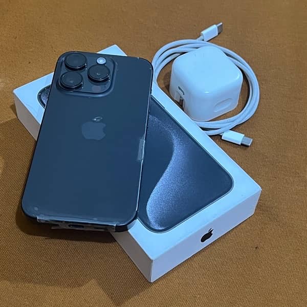 iPhone 15 PRO NON PTA JV 128GB with complete Box 4