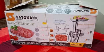 SAYONA meat grinder turbo force 1800 0