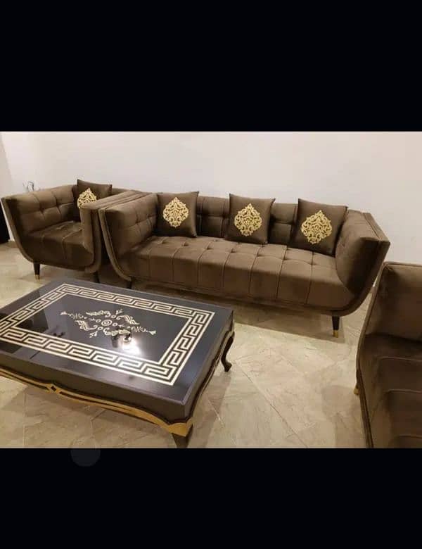 6 seater sofa,L shape sofa, wooden sofa set,Lahore sofa's, 14