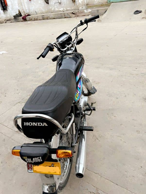 Honda CD 70 cc 2024 Model 6